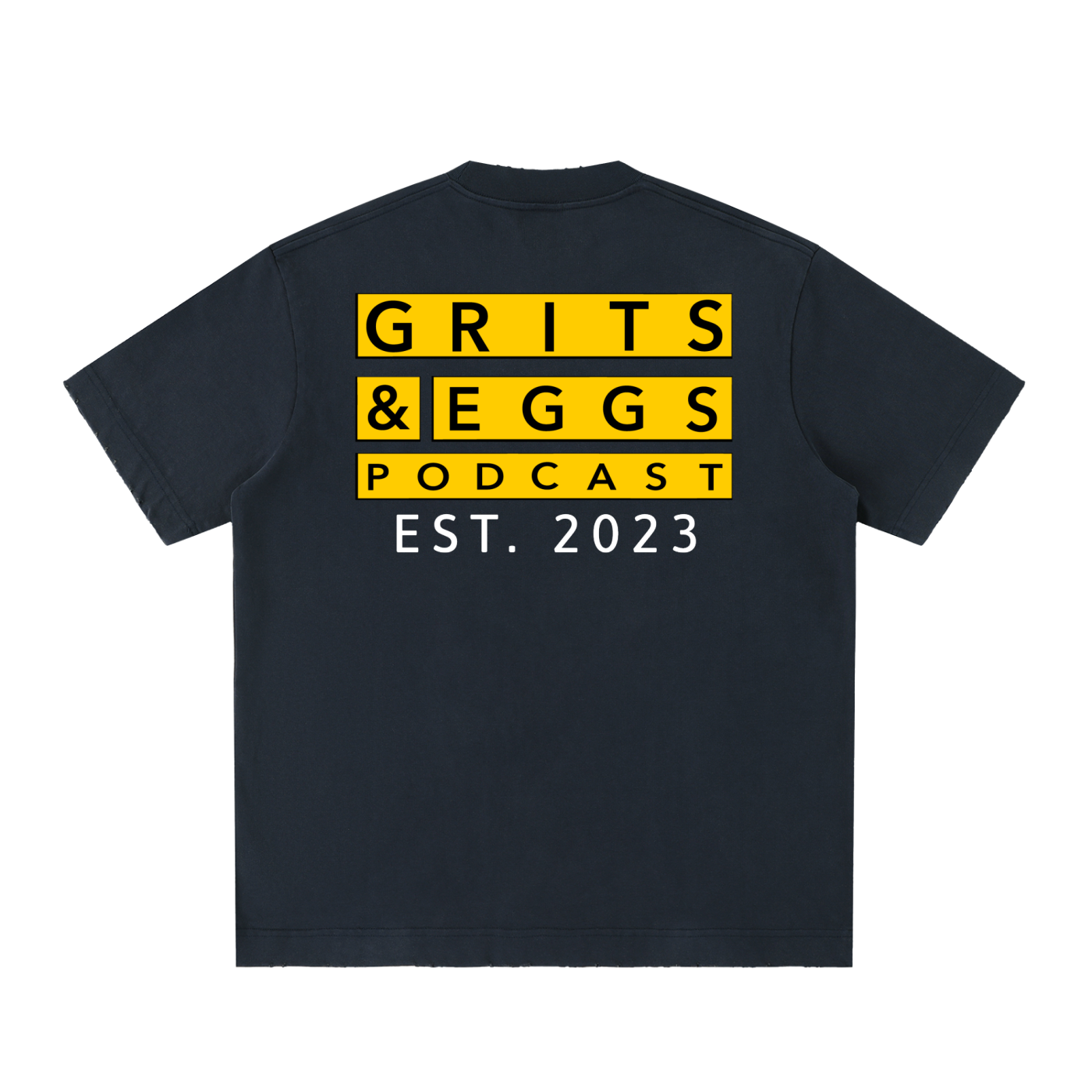 Signature Logo - Vintage Washed Frayed Tee